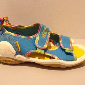 Keen Knotch River Water Shoes Sandals Size 13 Kids Rainbow Blue New